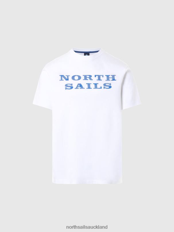 T-SHIRT WITH CHEST PRINT White Clothing Men X20HV141 North Sails