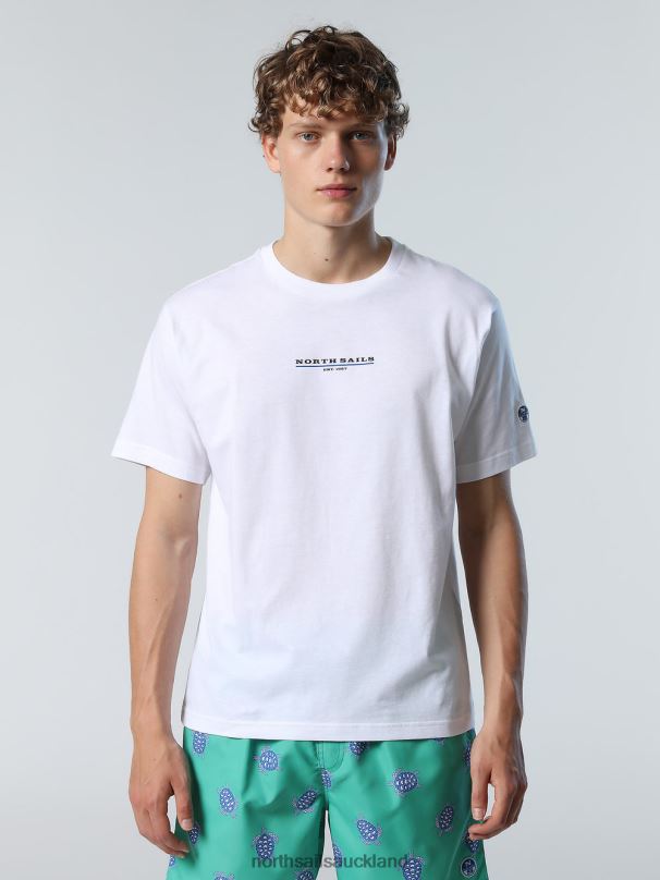 T-SHIRT WITH CHEST PRINT White Clothing Men X20HV152 North Sails