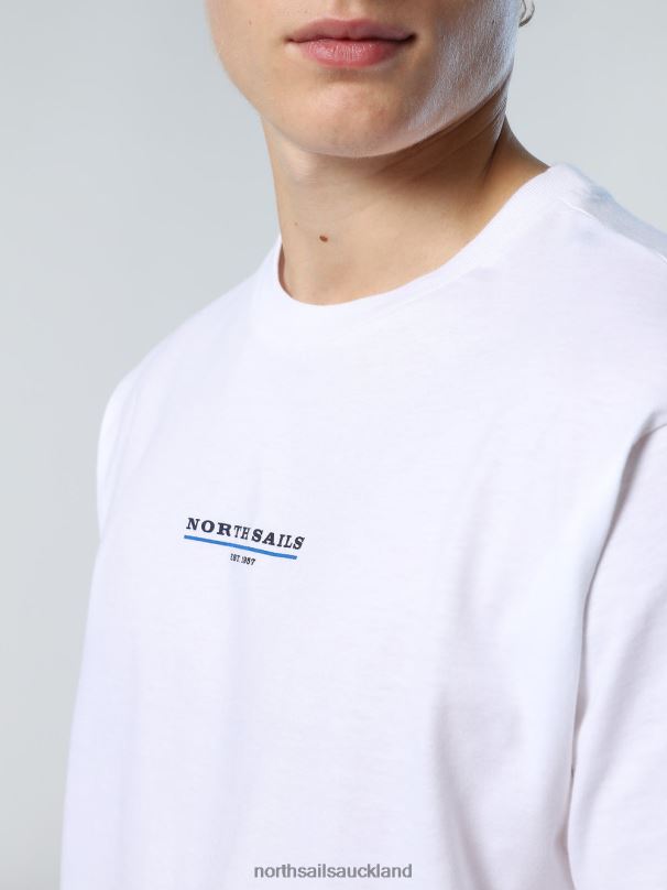 T-SHIRT WITH CHEST PRINT White Clothing Men X20HV152 North Sails