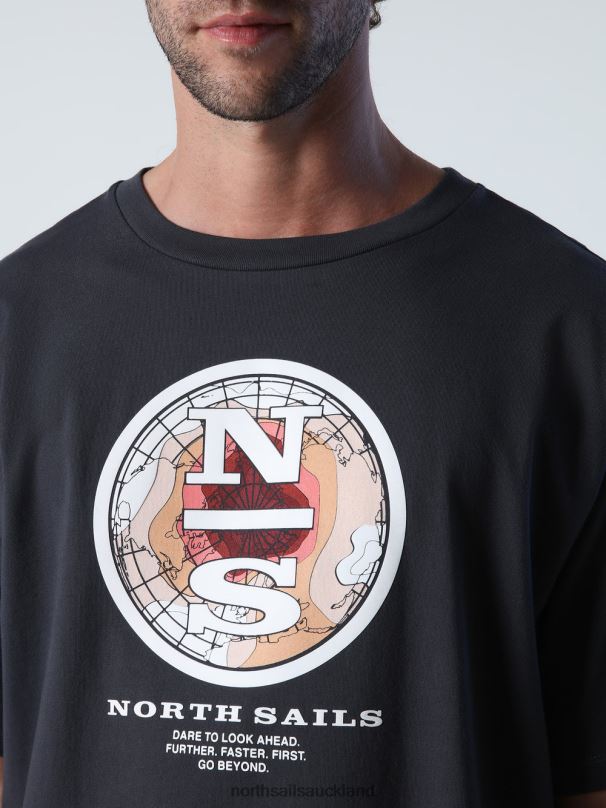 T-SHIRT WITH GRAPHIC PRINT Asphalt Clothing Men X20HV995 North Sails