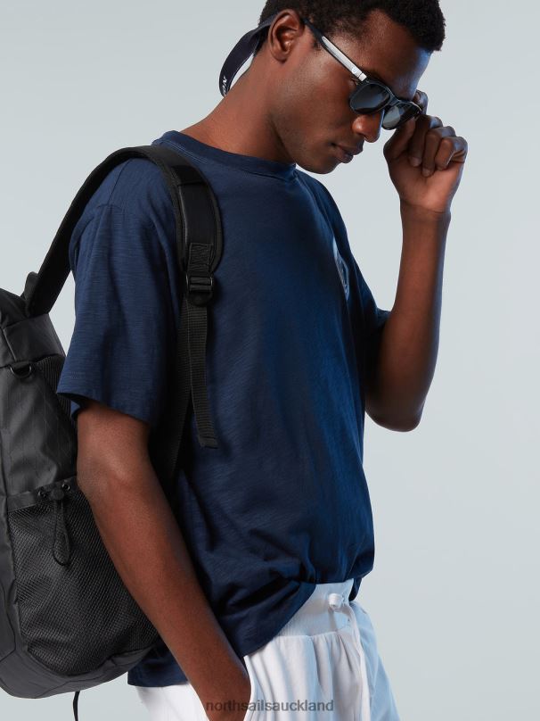 T-SHIRT WITH GRAPHIC PRINT Navy blue Clothing Men X20HV150 North Sails