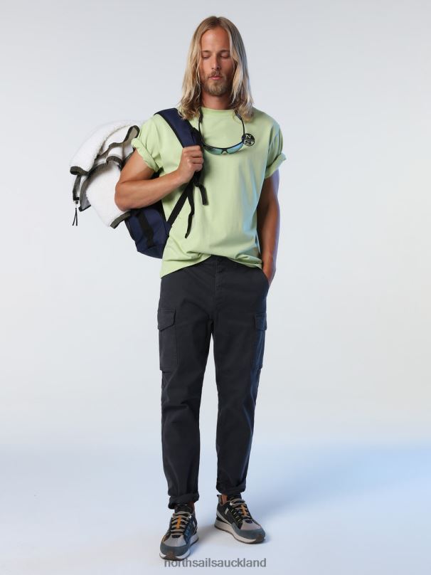 T-SHIRT WITH GRAPHIC PRINT Seaweed green Clothing Men X20HV993 North Sails