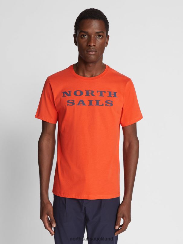 T-SHIRT WITH LETTERING Lobster Clothing Men X20HV1256 North Sails