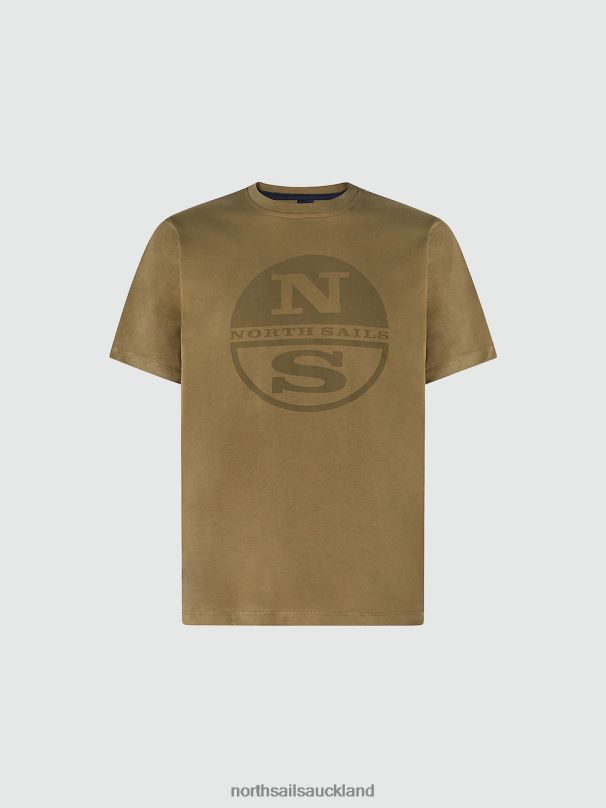 T-SHIRT WITH MAXI LOGO Ivy green Clothing Men X20HV925 North Sails