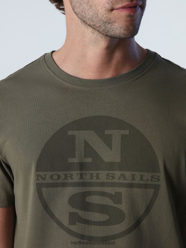 T-SHIRT WITH MAXI LOGO Ivy green Clothing Men X20HV925 North Sails