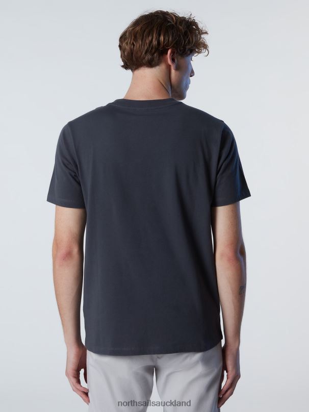 T-SHIRT WITH MAXI LOGO PRINT Asphalt Clothing Men X20HV182 North Sails