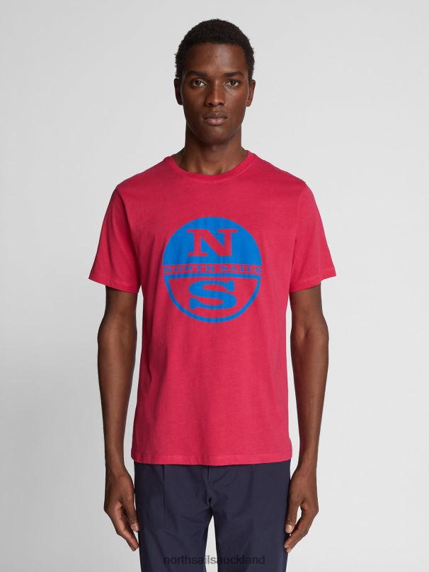 T-SHIRT WITH MAXI LOGO Persian red Clothing Men X20HV1129 North Sails