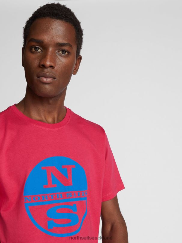 T-SHIRT WITH MAXI LOGO Persian red Clothing Men X20HV1129 North Sails