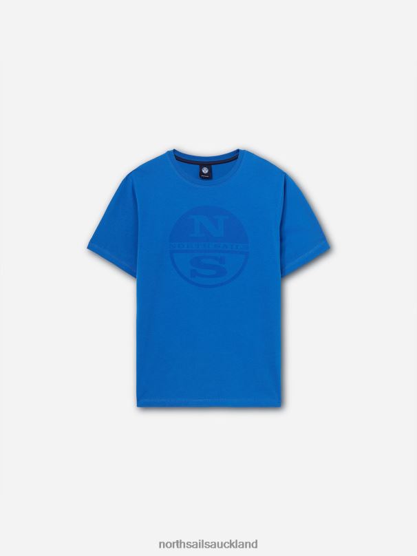 T-SHIRT WITH MAXI LOGO Snorkel blue Clothing Men X20HV1135 North Sails