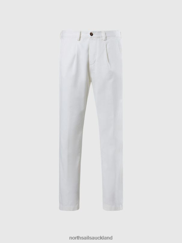 ECO TWILL TROUSERS Marshmallow Clothing Men X20HV316 North Sails