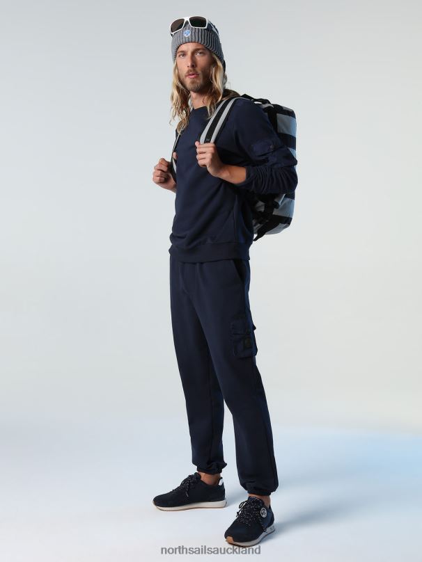 FLEECE JOGGERS Navy blue Clothing Men X20HV954 North Sails