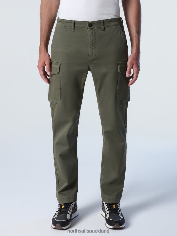 GABARDINE CARGO PANTS Ivy green Clothing Men X20HV743 North Sails