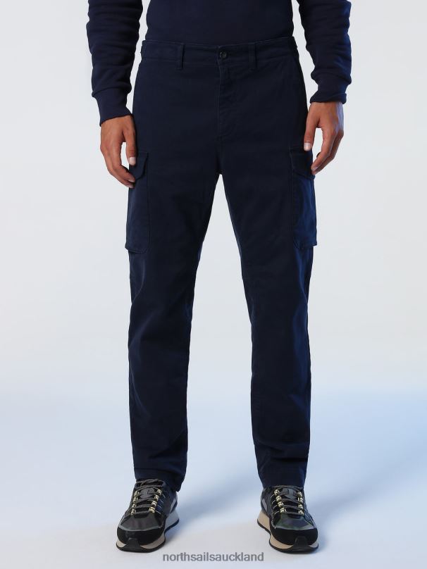 GABARDINE CARGO PANTS Navy blue Clothing Men X20HV744 North Sails