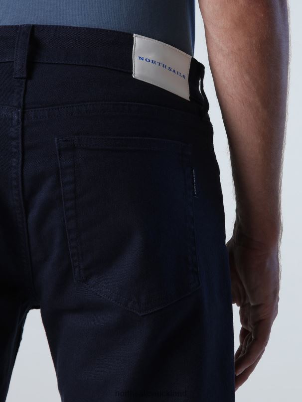 ORGANIC DENIM JEANS Navy blue Clothing Men X20HV1062 North Sails