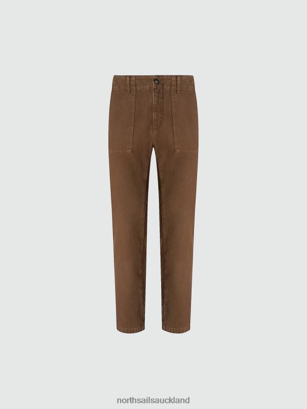 RECYCLED COTTON TROUSERS Cocoa Clothing Men X20HV833 North Sails