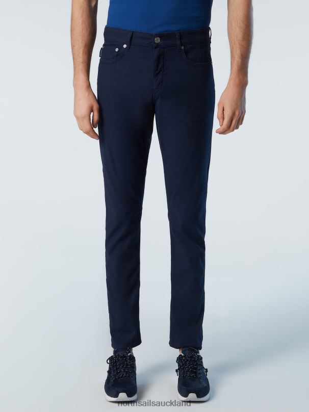 STRETCH DOBBY TROUSERS Navy blue Clothing Men X20HV318 North Sails