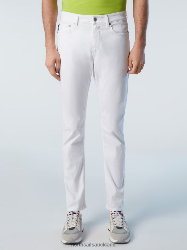 STRETCH DOBBY TROUSERS White Clothing Men X20HV317 North Sails