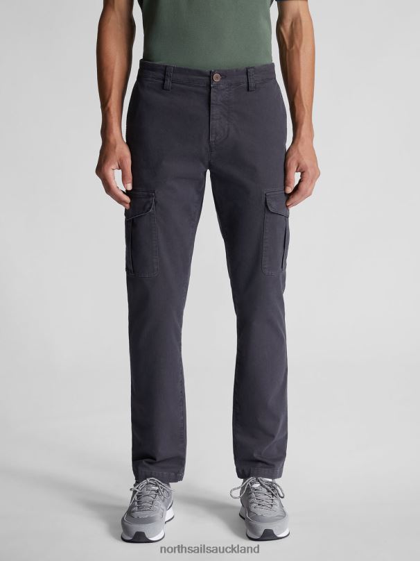 STRETCH GABARDINE TROUSERS Asphalt Clothing Men X20HV1345 North Sails