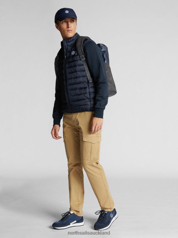 STRETCH GABARDINE TROUSERS Winter khaki Clothing Men X20HV1342 North Sails