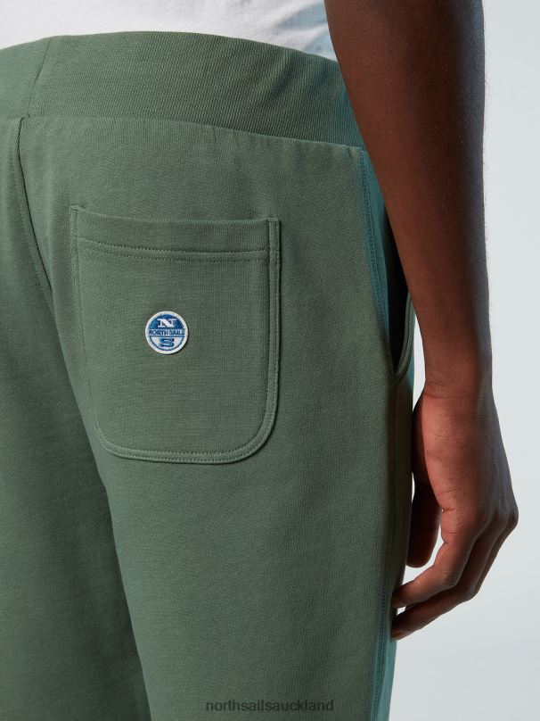 SWEATPANTS WITH LOGO Military green Clothing Men X20HV306 North Sails