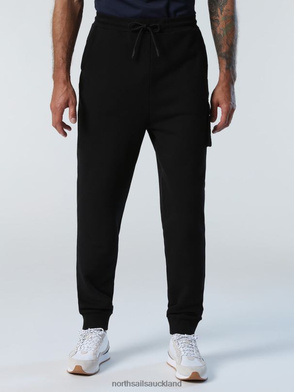 SWEATPANTS WITH POCKET Black Clothing Men X20HV319 North Sails