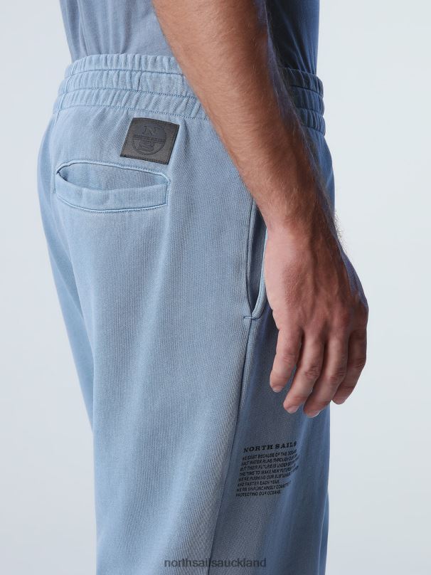 TROUSERS WITH MINERAL DYE China blue Clothing Men X20HV1022 North Sails