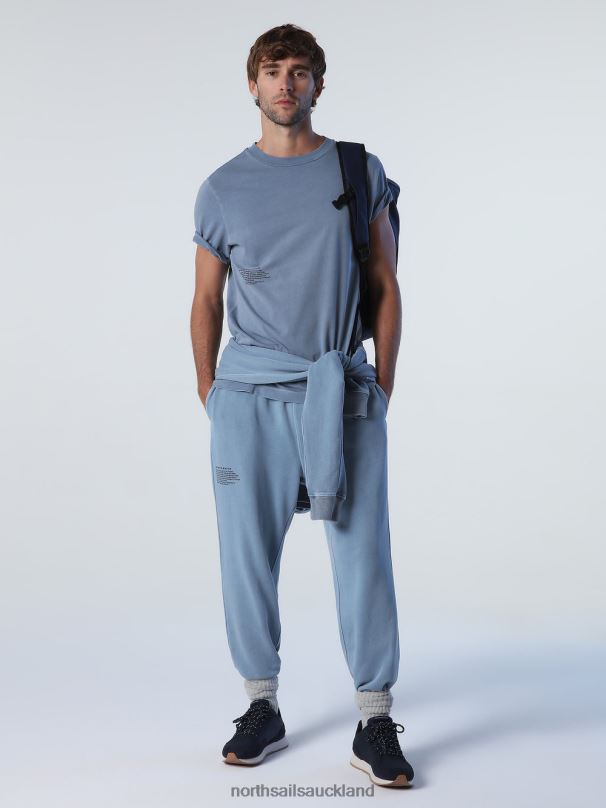 TROUSERS WITH MINERAL DYE China blue Clothing Men X20HV1022 North Sails