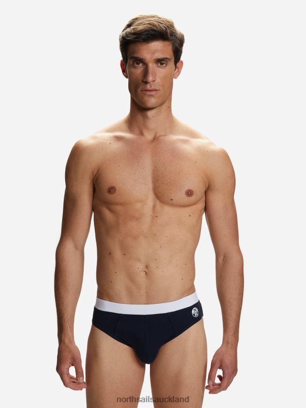 BRIEFS WITH CONTRAST WAIST Combo 2 Clothing Men X20HV486 North Sails