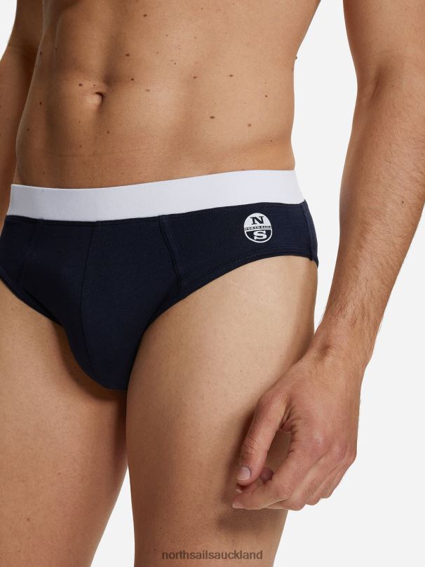 BRIEFS WITH CONTRAST WAIST Combo 2 Clothing Men X20HV486 North Sails