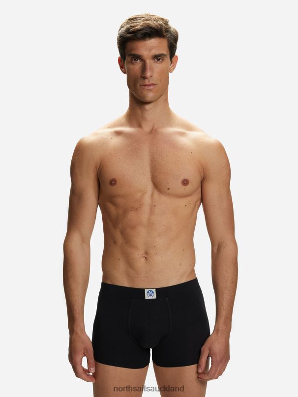 ORGANIC COTTON BOXERS Black Clothing Men X20HV491 North Sails