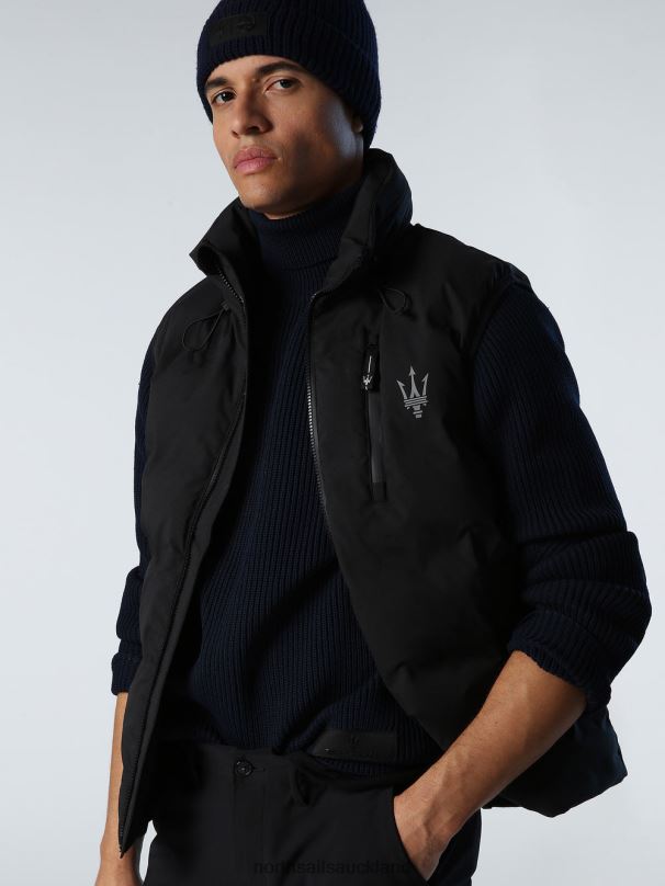 ATLANTIC VEST X MASERATI Black Clothing Men X20HV718 North Sails