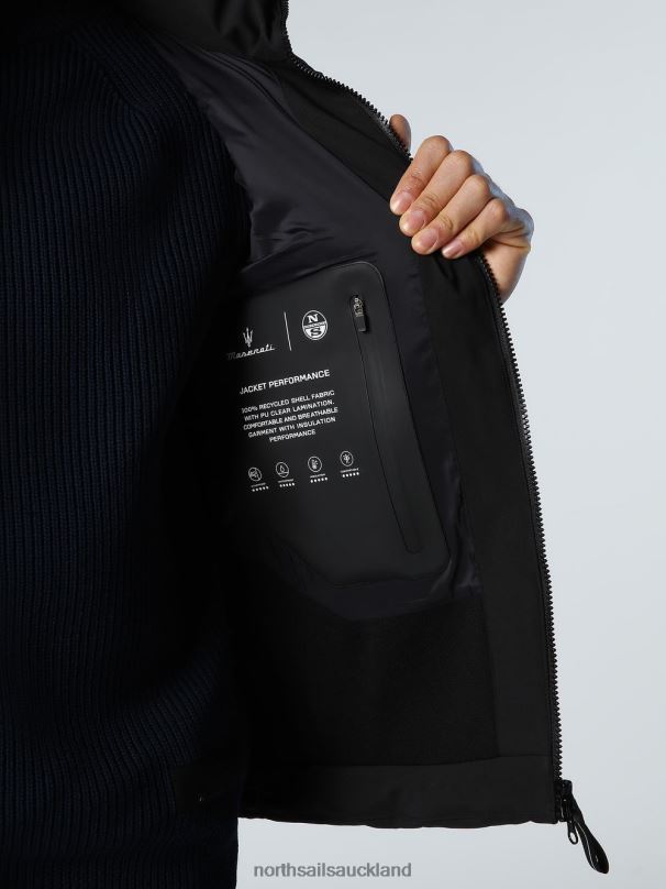 ATLANTIC VEST X MASERATI Black Clothing Men X20HV718 North Sails