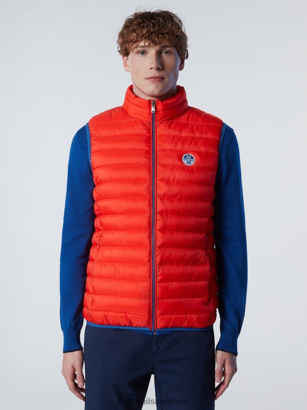 CROZET VEST Bright orange Clothing Men X20HV43 North Sails