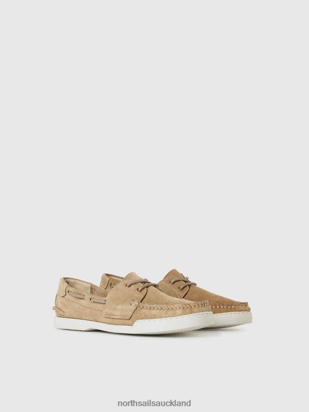 SUEDE DECK SHOE Beige Footwear Men X20HV425 North Sails