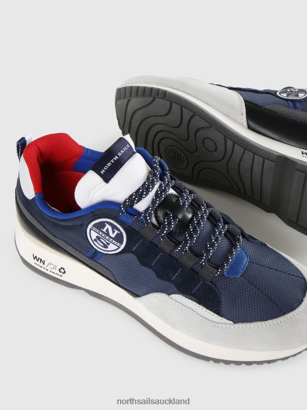 WINCH RECY SNEAKERS Navy-grey-blue Footwear Men X20HV711 North Sails