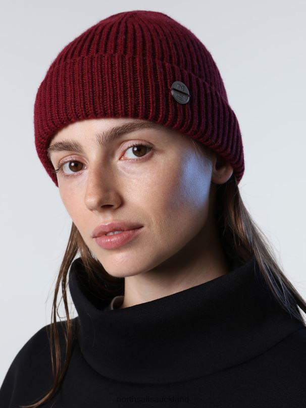 CASHMERE BEANIE Deep cherry Accessories Women X20HV1365 North Sails