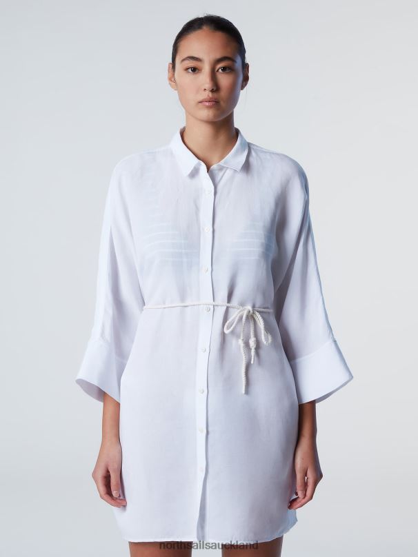 KIMONO SHIRT DRESS White Clothing Women X20HV585 North Sails
