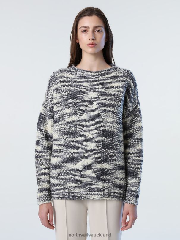 CABLE-KNIT JUMPER Combo 1 Clothing Women X20HV1354 North Sails
