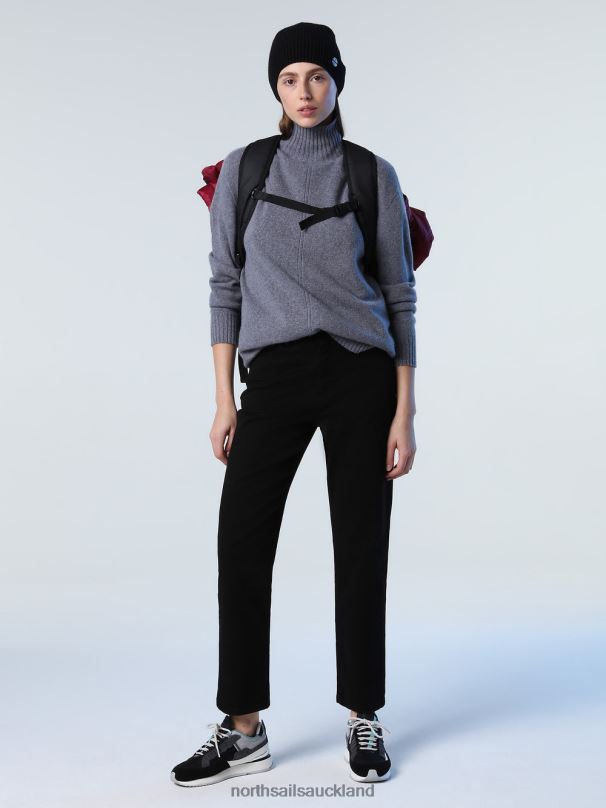 CASHMERE BLEND JUMPER Medium grey melange Clothing Women X20HV1371 North Sails