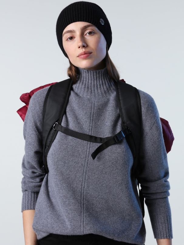 CASHMERE BLEND JUMPER Medium grey melange Clothing Women X20HV1371 North Sails