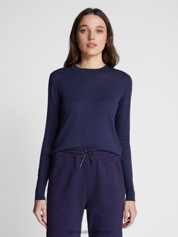 COTTON AND ALOE JUMPER Midnight blue Clothing Women X20HV1522 North Sails