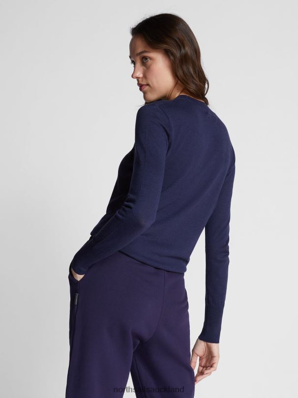 COTTON AND ALOE JUMPER Midnight blue Clothing Women X20HV1522 North Sails