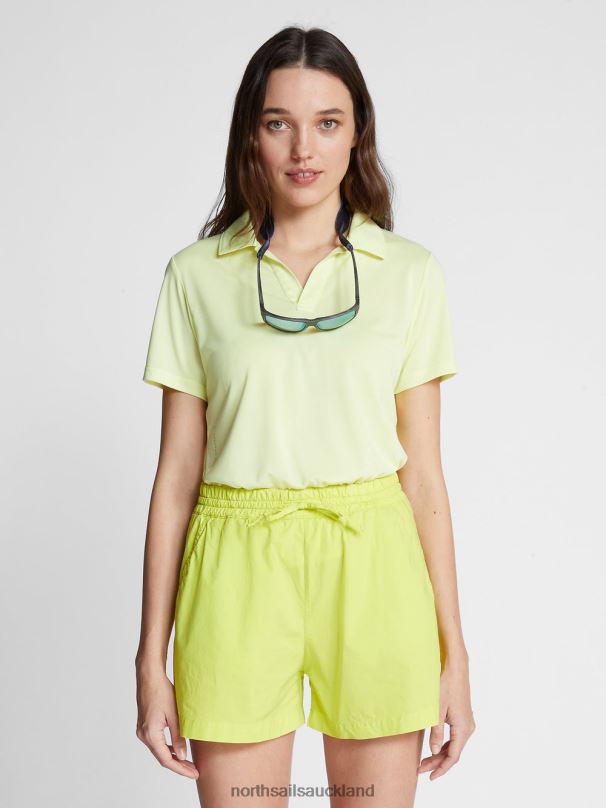 OYSTER SHELL POLO SHIRT Light sulphur Clothing Women X20HV1528 North Sails