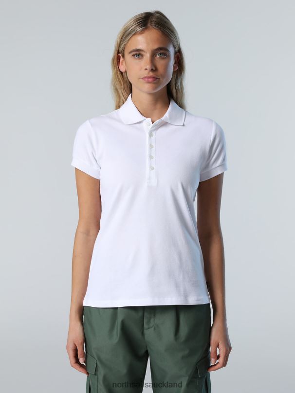 POLO SHIRT WITH LONG PLACKET White Clothing Women X20HV546 North Sails
