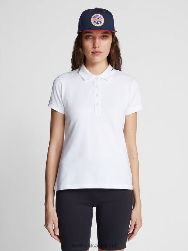 SLIM-FIT POLO SHIRT White Clothing Women X20HV1538 North Sails