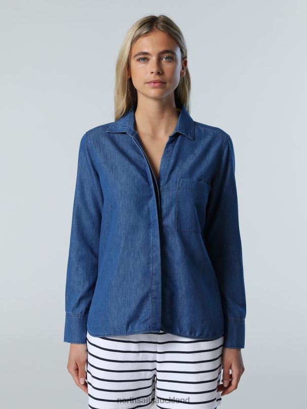 COTTON AND TENCEL BLOUSE Combo 2 Clothing Women X20HV578 North Sails