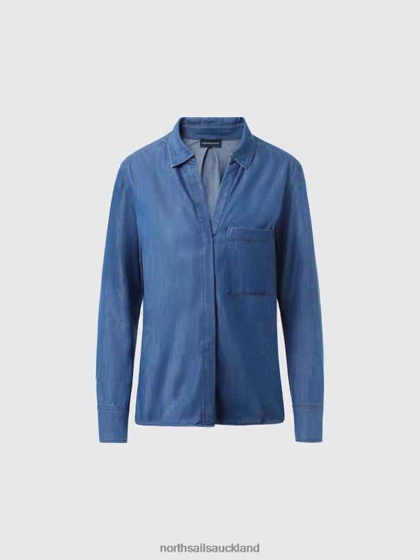 COTTON AND TENCEL BLOUSE Combo 2 Clothing Women X20HV578 North Sails