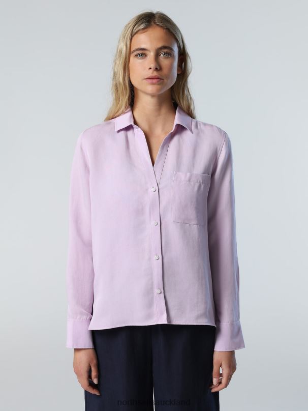 LINEN AND TENCEL BLOUSE Lilac bloom Clothing Women X20HV580 North Sails