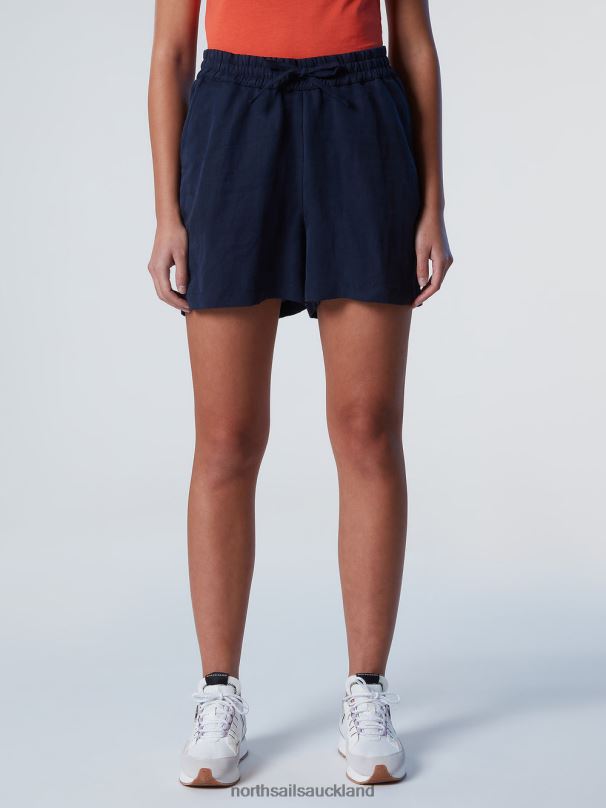 DRAWSTRING SHORTS Navy blue Clothing Women X20HV619 North Sails