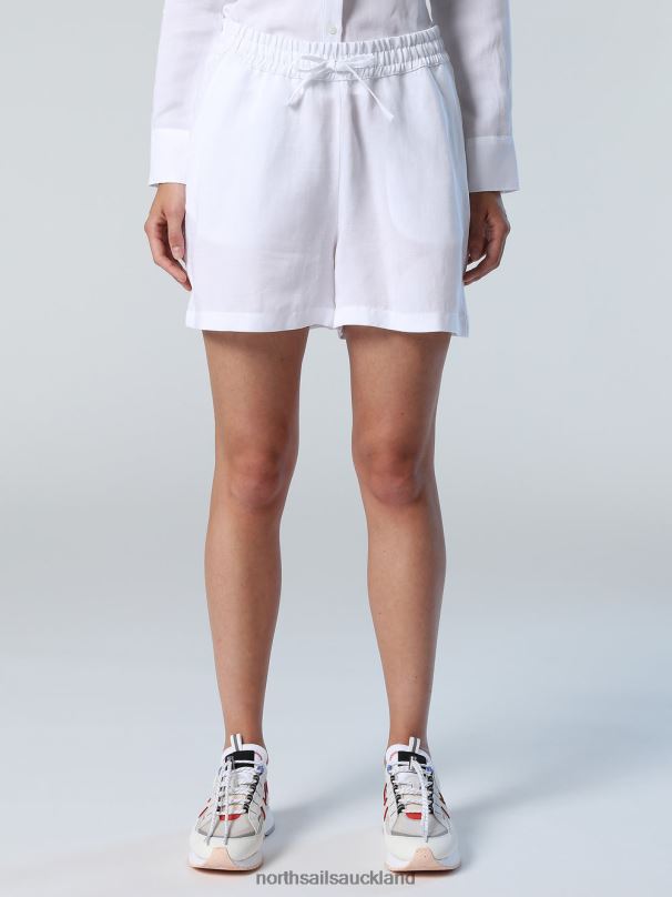 DRAWSTRING SHORTS White Clothing Women X20HV618 North Sails